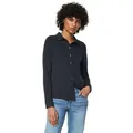 Marc O'Polo Blusenshirt im hüftlangen Schnitt blau XS (34)