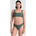 Bustier-Bikini Damen arena Team Stripe - Sage - XS