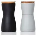 AdHoc Salz- & Pfeffermühle Twin 2tlg. Kunststoff Schwarz, Grau Schwarz /