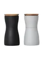 AdHoc Salt and Pepper Mill Twin Mini Black Grey 13.3 cm