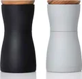 AdHoc MP125 Set Salzmühle und Pfeffermühle Twin Black & Grey, Kunststoff | Eichenholz