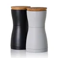 AdHoc MP125 Set Pfeffer- und Salzmühle Twin, CeraCut® Keramik Mahlwerk, black&grey