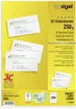 Sigel LP800 Bedruckbare Visitenkarten, glatte Kanten 85 x 55mm Hochweiß 100 St. Papierformat: DIN A4