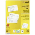 100er Multipack Sigel LP800 Bedruckbare Visitenkarten, glatte Kanten 85 x 55 mm