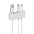 HAMA Kabelhalter, selbstklebend, 2 Stück, Weiß (00221015) #1907323
