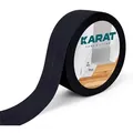 KARAT Weichsockelleiste Riga - Selbstklebende Sockelleiste - In verschiedenen Farben erhältlich - Schwarz - 15 m