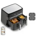TEFAL - Dual Easy Fry & Grill EY905B Doppel 8.3 l Eigenständig 2700 W