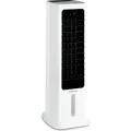 Klarstein Skytower 360° Smart Luftkühler Mit Wasserkühlung – 4-in-1 Air Cooler, Wi-Fi & App-Steuerung, 450 m3/h Luftstrom, 6L Tank, Ionisator... - Weiß