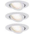 Paulmann Swivelling, Einbaustrahler, 1 Glühbirne(n), LED, 4,8 W, 3000 K, Weiß - Weiß