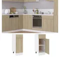 vidaXL Unterschrank Schubunterschrank Sonoma-Eiche 30x46x81,5 cm Holzwerkstoff