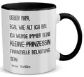 Papa Geschenk zum Vatertag von Tochter Vater Tasse Geburtstag Kaffeetasse Mann