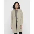 ONLY Langmantel ONLCARRIE BONDED COAT OTW NOOS Polyester, lässig weit beige XS (34)