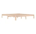 vidaXL Bett Massivholzbett 180x200 cm