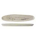 Bloomingville Bea Servierplatte Natur 35,5 x 2 x 8 cm Steingut Servierteller