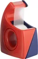TESA Klebefilm-Handabroller Easy Cut, 10 m x 19 mm, rot/blau 57443