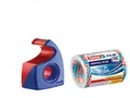 tesa Easy Cut Handabroller + 3 Rollen Tesafilm 15mm x 10m kristall-klar 57790