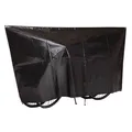 VK Fahrrad Schutzhülle Fahrradabdeckung 2 Fahrräder 130 x 250cm mit Ösen schwarz