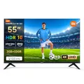 Xiaomi TV F 55, 55 Zoll (140 cm), 4K UHD, Smart TV, Fire OS8, Triple Tuner DVB-C/S/S2/T/T2,HDR10, MEMC,60Hz mit 120Hz Game Boost Mode, Sprachsteuerung mit Alexa, 2GB+32GB, Kompatibel mit Apple AirPlay
