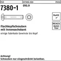 Flachkopfschraube Iso 7380-1 M.innensechskant M 8 X 25 010.9