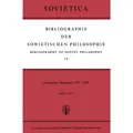 Springer Bibliographie der Sowjetischen Philosophie / Bibliography of Soviet Philosophy (Niederländisch, J.M. Bochenski, J.E. Blakeley, 2011) (55530049)