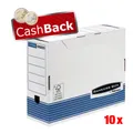 Bankers Box Archivboxen für Ordner 10,8 x 26,5 x 32,7 cm 0026501