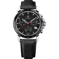 Jowissa J7.125.L LeWy Chronograph Herrenuhr 42mm 5ATM - Schwarz/Schwarz