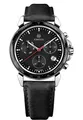 JOWISSA Stahl/Schwarz LeWy 9 Schweizer Herrenuhr J7.125.L