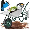 Schubkarre Transportkarre Bauschubkarre Schiebkarre Gartenwagen Metall Juskys®
