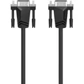 Hama VGA Anschlusskabel VGA 15pol. Stecker, VGA 15pol. Stecker 1.50 m Schwarz...