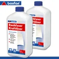 Baufan 2 x 1 l Rauhfaser Kraftlöser für Raufaser Tapetenentferner Tapetenablöser