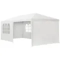 Juskys Partyzelt, Weiß, Metall, 300x250x600 cm, Sonnen- & Sichtschutz, Pavillons & Pergolas