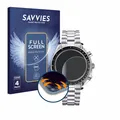 4x Full-Screen Schutz Folie für Omega Speedmaster Reduced (39 mm) 3D Display
