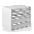 Schubladenschrank Werkzeugschrank Werkstattschrank Schrank 5 Schubladen grau