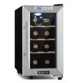 Klarstein Reserva 8 Uno Weinkühlschrank 23 Ltr 8 Fl 11-18 °C 26 dB Edelstahl 10035864