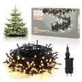 Nordstern LED Lichterkette Warmweiß 480 LEDs - Weihnachts Beleuchtung für Innen & Außen mit Stecker 36 m - Deko Weihnachtsbaumbeleuchtung Wetterfest