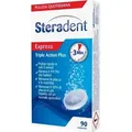Steradent Triple Action Plus Kunstgebit Reiniger  - 90 stuks