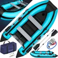 KESSER® Schlauchboot für 4 Personen, motorisierbar, aufblasbares Paddelboot