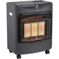 Gasheizofen Infrarot Daris Sannover 4200 W - Schwarz