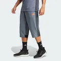 adidas Performance Trainingshose TIRO 25 ESSENTIALS WOVEN 3/4-HOSE, Team Onix / Black / Super Orange
