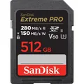 SANDISK Extreme PRO UHS-II V60 (512 GB, SDXC, U3, UHS-II) (SDSDXEP-512G-GN4IN)