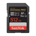 SanDisk Extreme PRO SDXC UHS-II Speicherkarte V60 512 GB (280 MB/s, 6K, 4K UHD, U3, C10, Rescue PRO Deluxe)