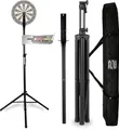 Pronomic DA-45S BK Dartboard Ständer Schwarz Set inkl. Transporttasche