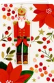 Weihnachtskarte mit Anh. - Festliche Weihn. (Nussknacker)