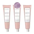COLOR.IT by BM - Permanente Haarfarbe in Salonqualität, 3x 100ml (9SV Lichtblond Silber Violett, 3er Pack)