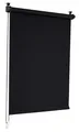 Verdunkelungsrollo Schwarz 50x150cm Klemmrollo Verdunklungsrollo Seitenzugrollo