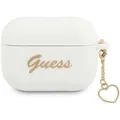 Guess GUAPLSCHSH Hülle für AirPods Pro weiß Silicone Charm Collection, rot, FEA3SILRE