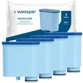 Wasserfilter für Saeco Philips Kaffeevollautomat AquaClean Wessper AquaClear 4x