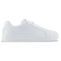 A|X Armani Exchange für Herren. XM000141AF11912U0002 Weiße Leder-Turnschuhe (41), Wohnung, Schnürsenkel, Lässig