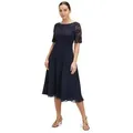Vera Mont Cocktailkleid Vera Mont Cocktailkleid mit Spitze Spitze blau 36