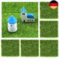 BUENTYA 5 Pcs Kunstrasen Mini Künstliche Rasen Gras Naturgetreuer Rasenteppich